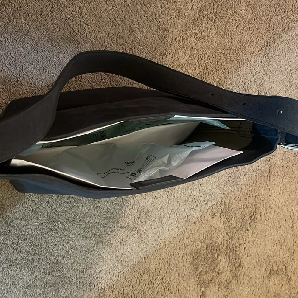 Madewell Gray Suede Tote Bag - Picture 5 of 7